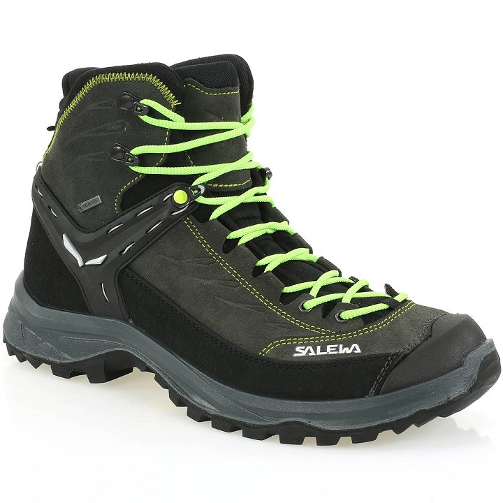 Turistická obuv SALEWA Trainer MID GTX Black - GoreTex