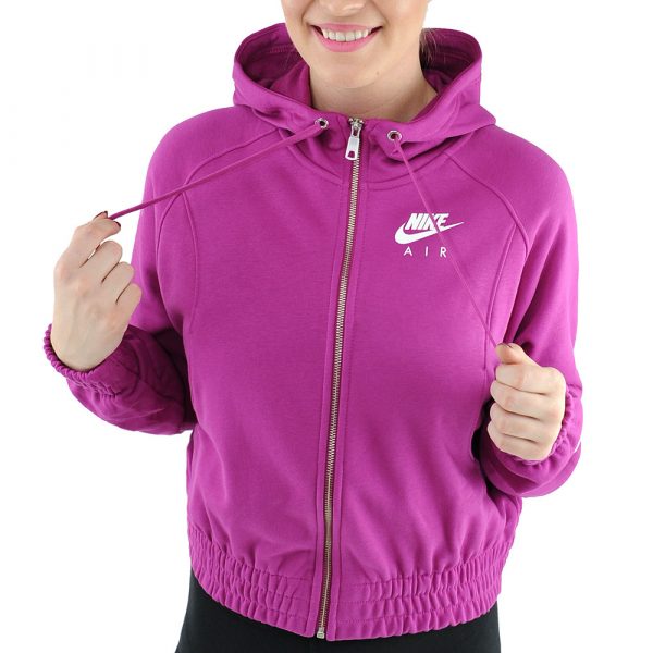nike w nsw air hoodie fz flc bb