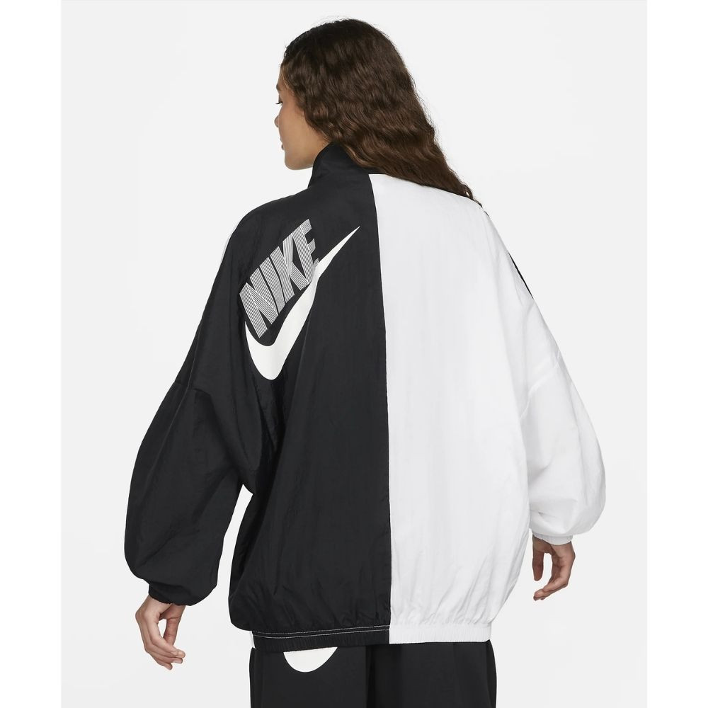 Dámská bunda NIKE NSW WVN Jacket Black/White
