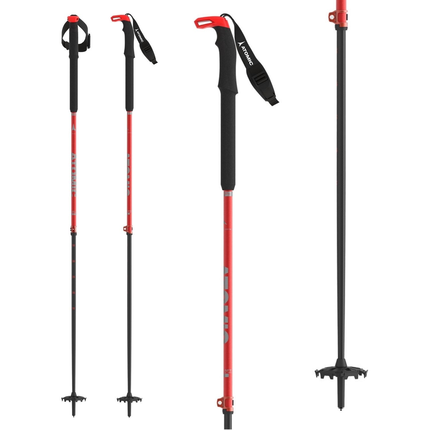 Skialpové hole ATOMIC BCT Touring Carbon SQS 95-145 cm