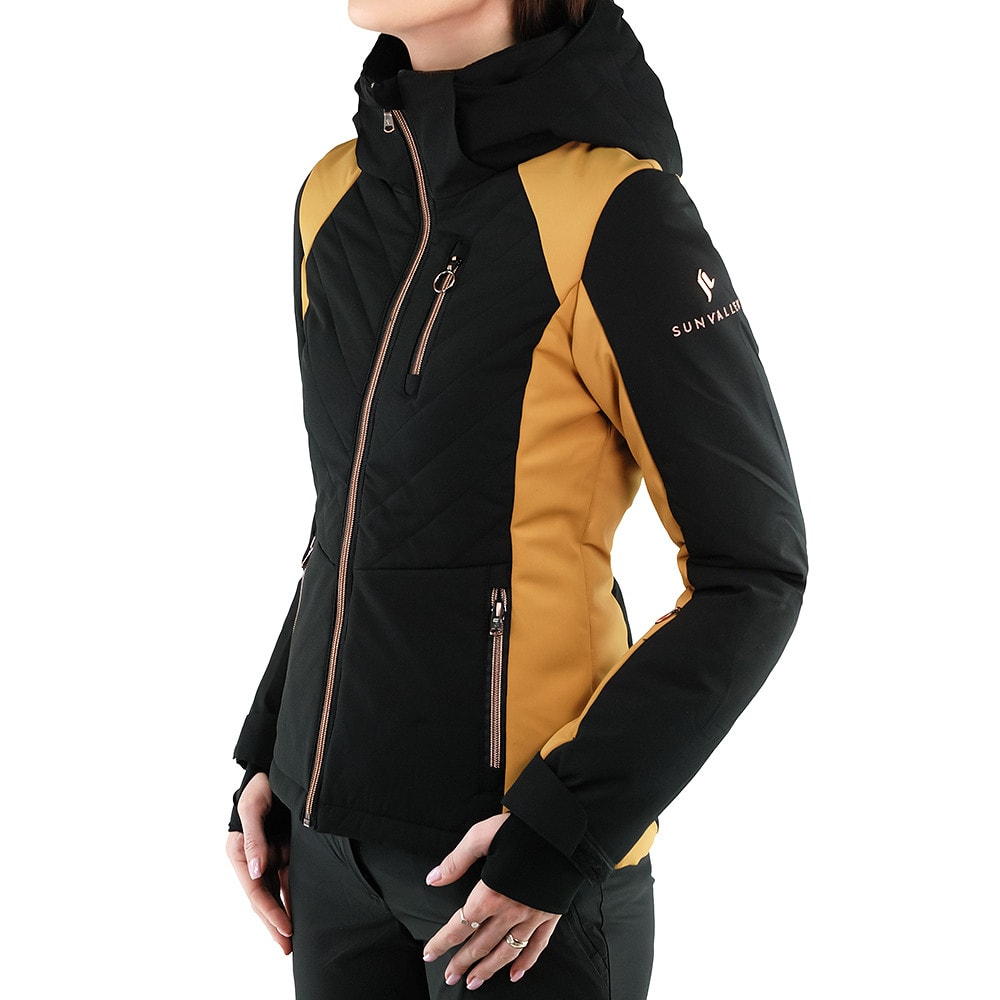 Lyžařská bunda SUN VALLEY Korp W Black/Camel