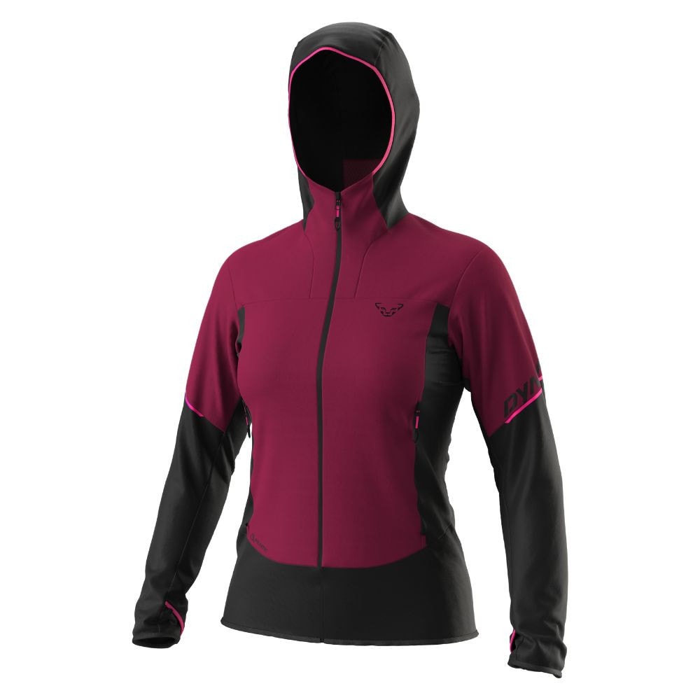 Bunda DYNAFIT Traverse Alpha Hooded W Beet Red