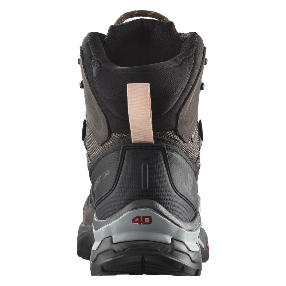 Turistické boty SALOMON Quest 4 GTX W Magnet/Black/Sun kiss