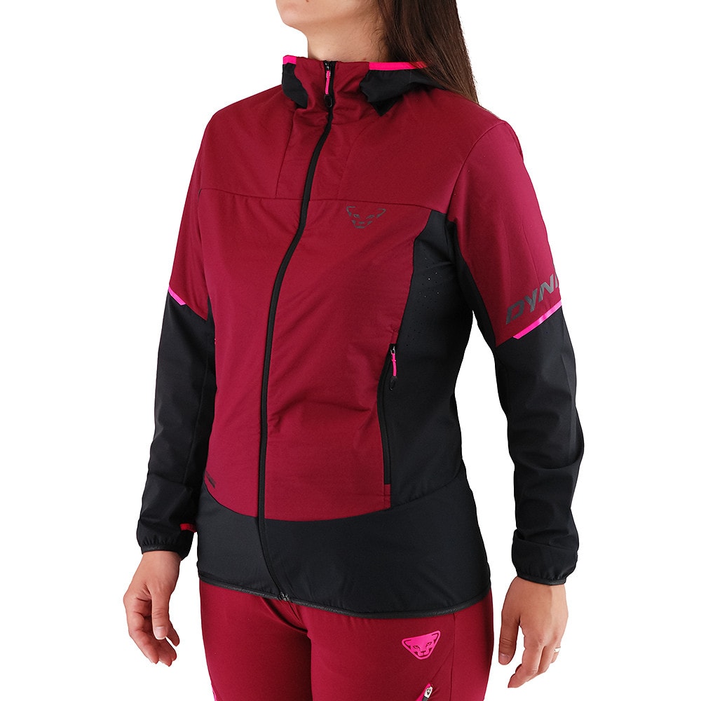 Bunda DYNAFIT Traverse Alpha® Hooded W Beet Red