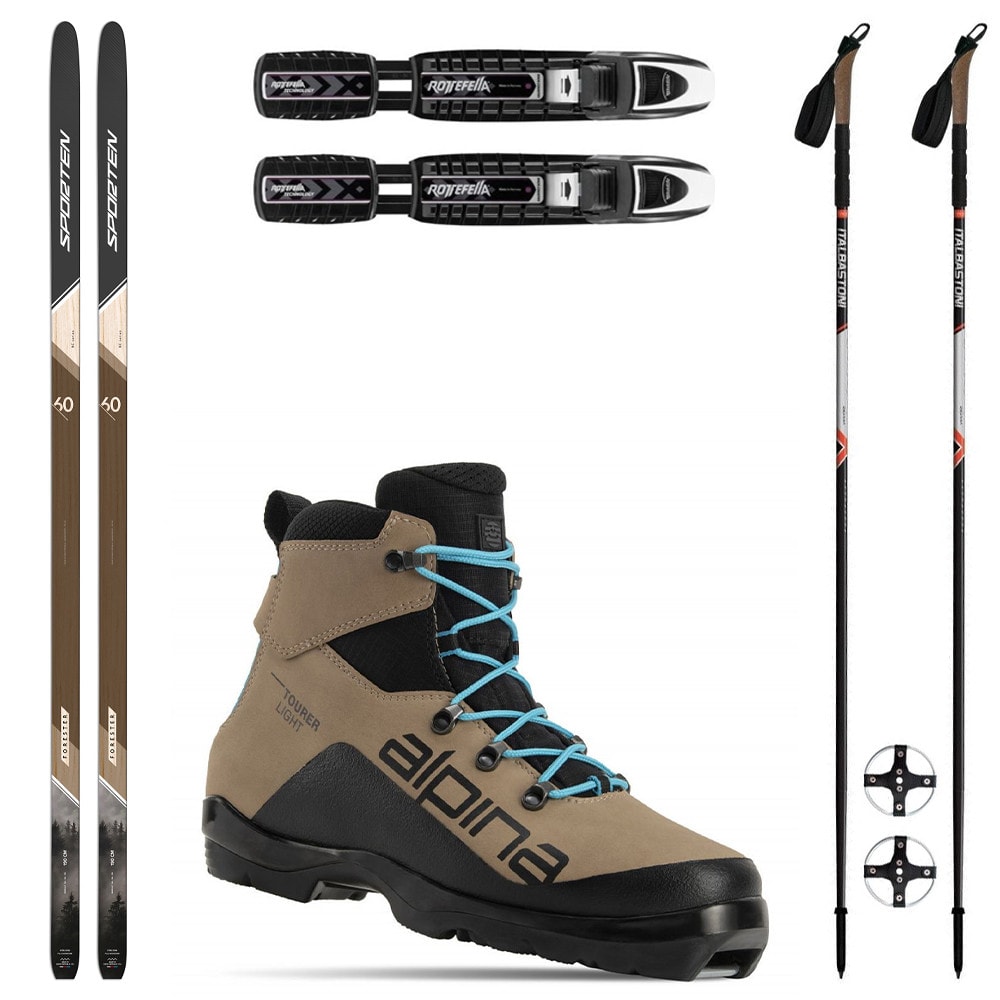 Backcountry set SPORTEN Forester MgE s vázáním BC NNN + boty Alpina Tourer Light + hole