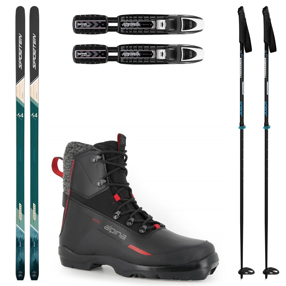 Backcountry set SPORTEN Explorer MgE s vázáním BC NNN + boty Alpina Discoverer + hole