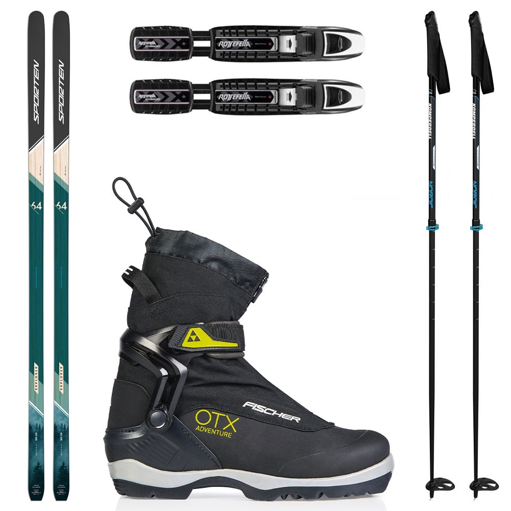 Backcountry set SPORTEN Explorer MgE s vázáním BC NNN + boty Fischer + hole