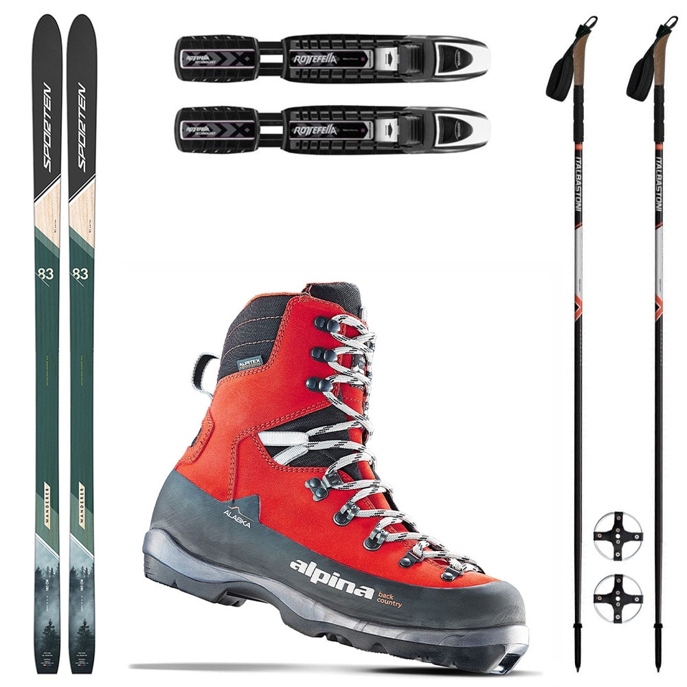 Backcountry set SPORTEN Wanderer MgE s vázáním BC NNN boty