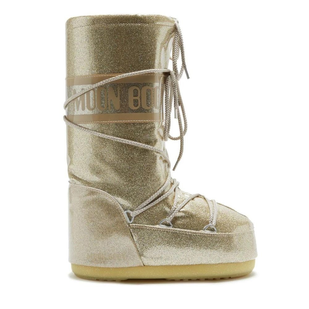 Sňehule MOON BOOT Icon Glitter, Gold