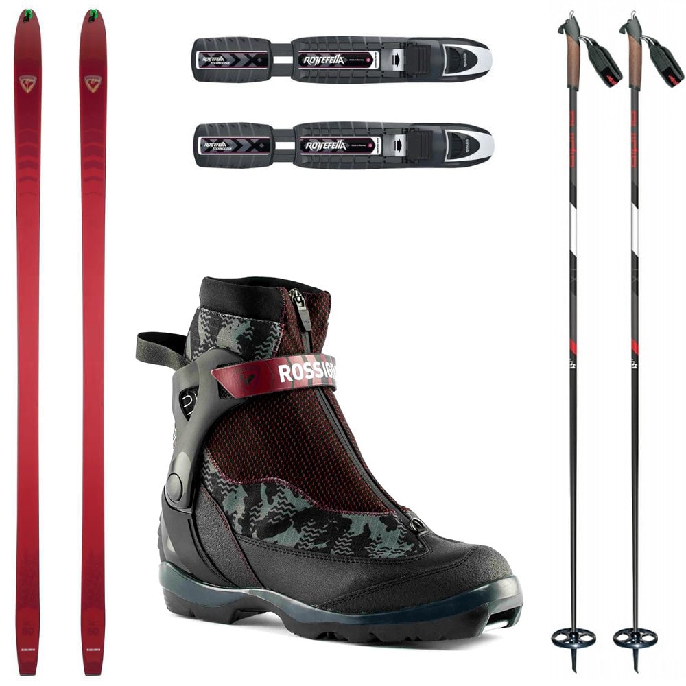 Backcountry set ROSSIGNOL BC 80 Positrack s vázáním BC NNN + boty ROSSIGNOL BC X6 + hole