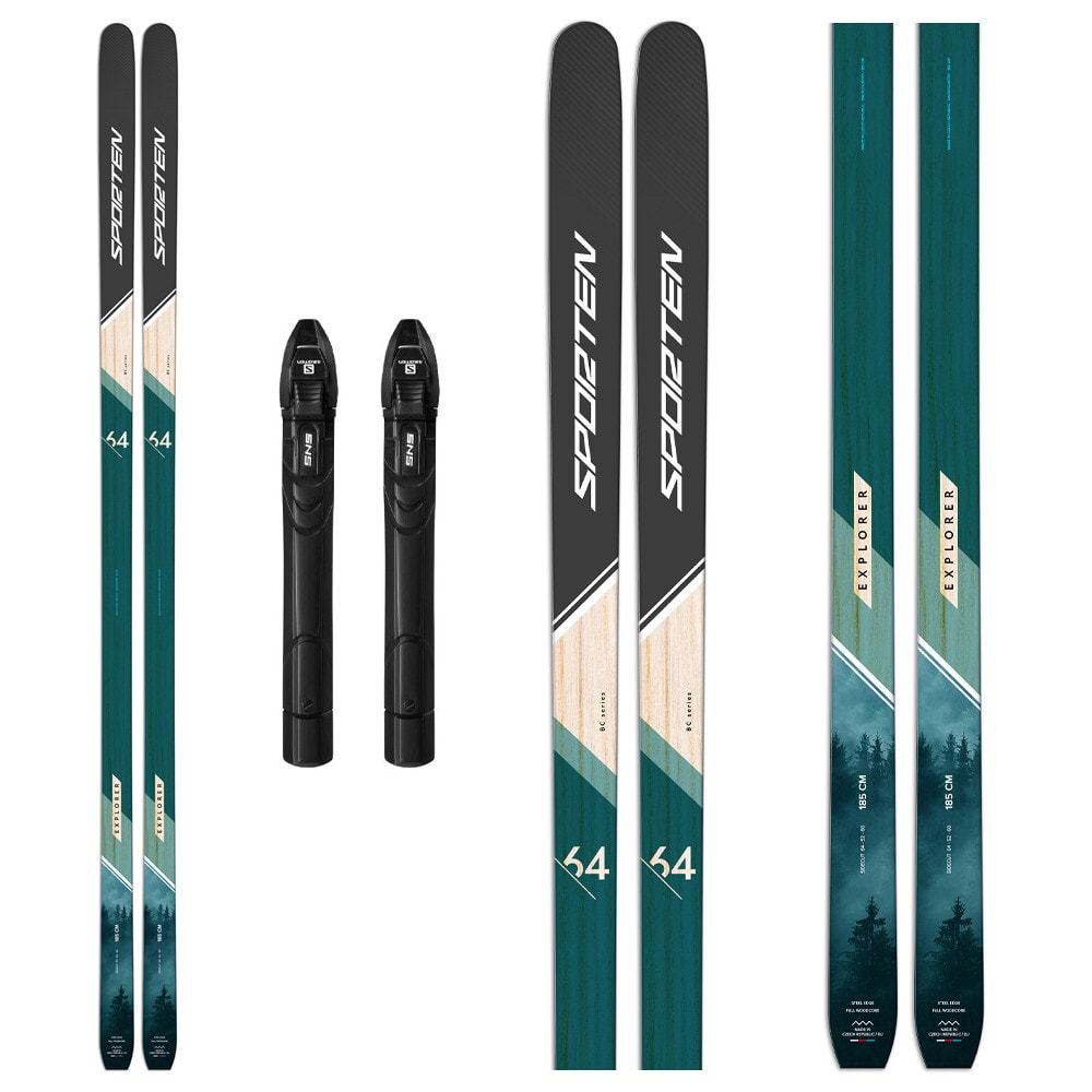 Backcountry běžky SPORTEN Explorer MgE 64 s vázáním SNS