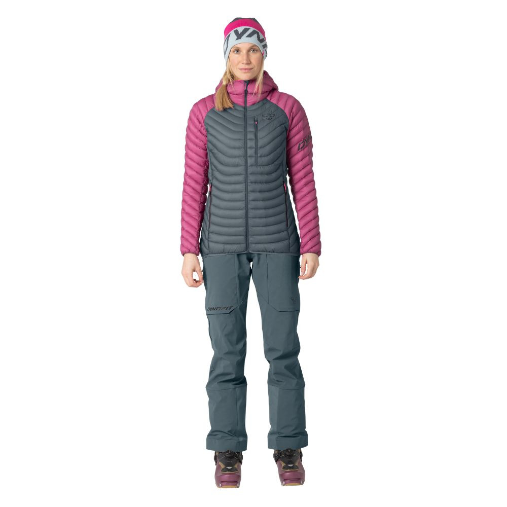 Bunda DYNAFIT Radical Down RDS Hooded Jacket W Magenta
