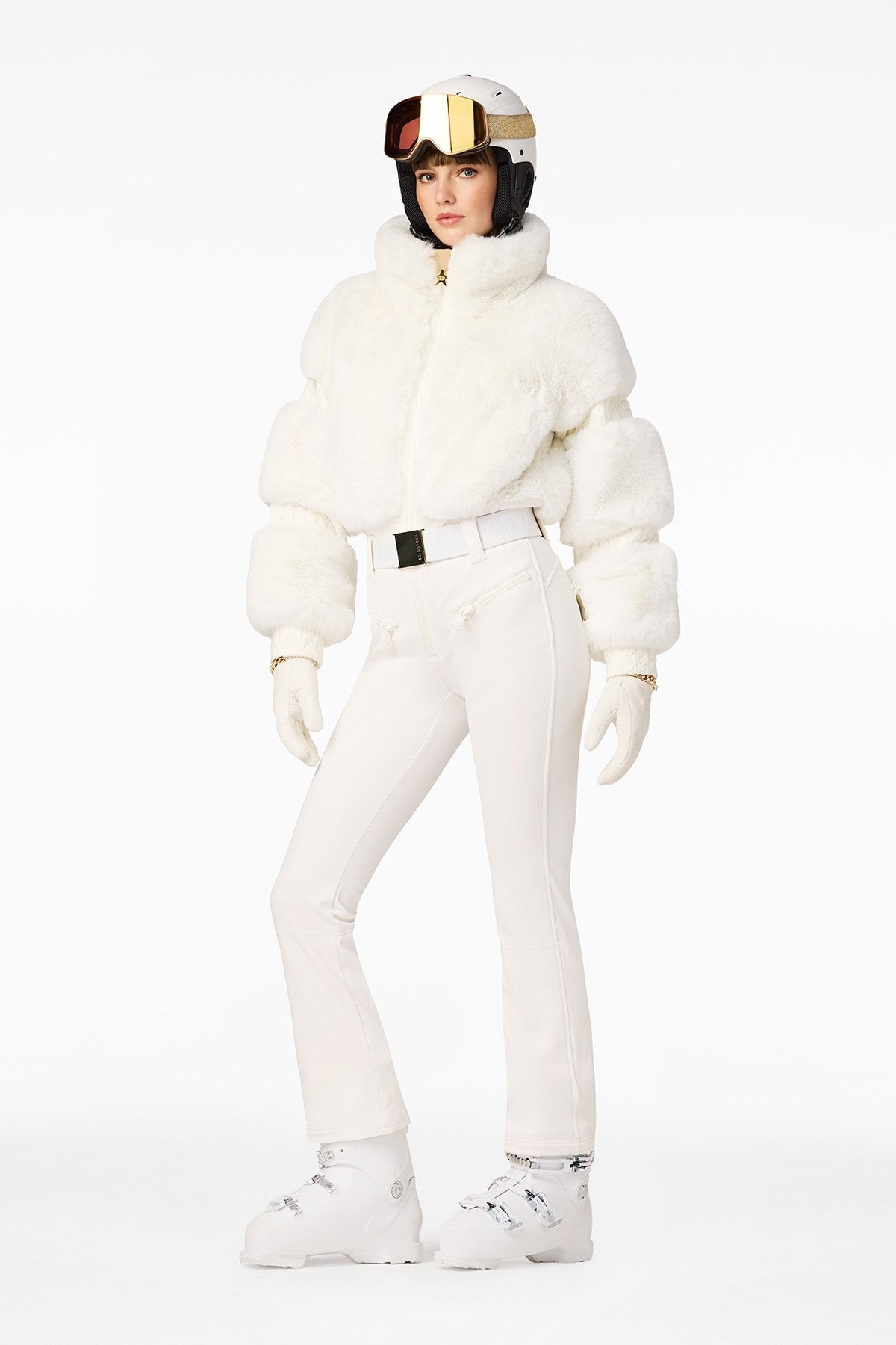 Overal GOLDBERGH LIEKE Ski Suit Cream