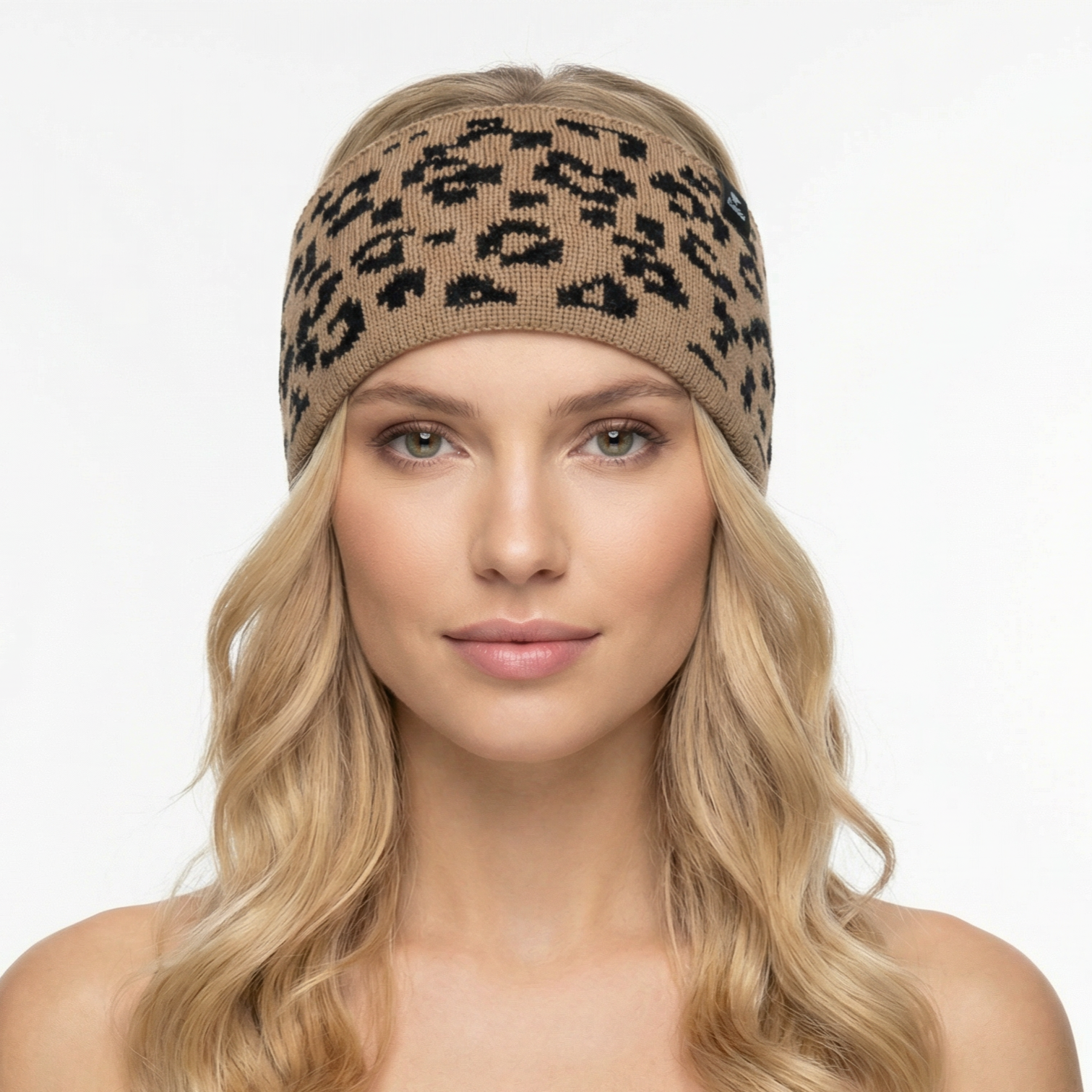 Zimní čelenka EISBÄR Banto STB Leopard