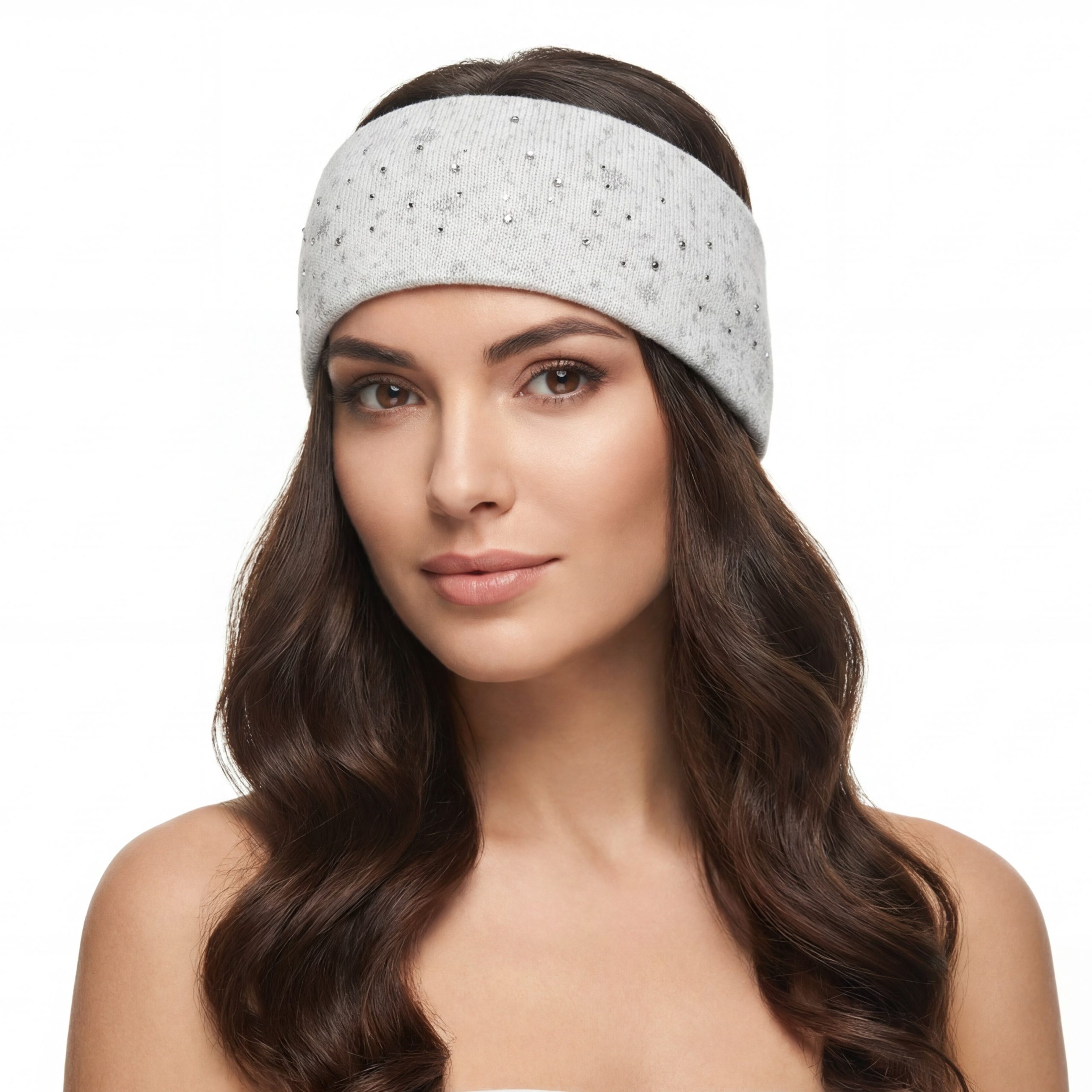 Zimní čelenka EISBÄR Rana Lux Crystal STB Silver