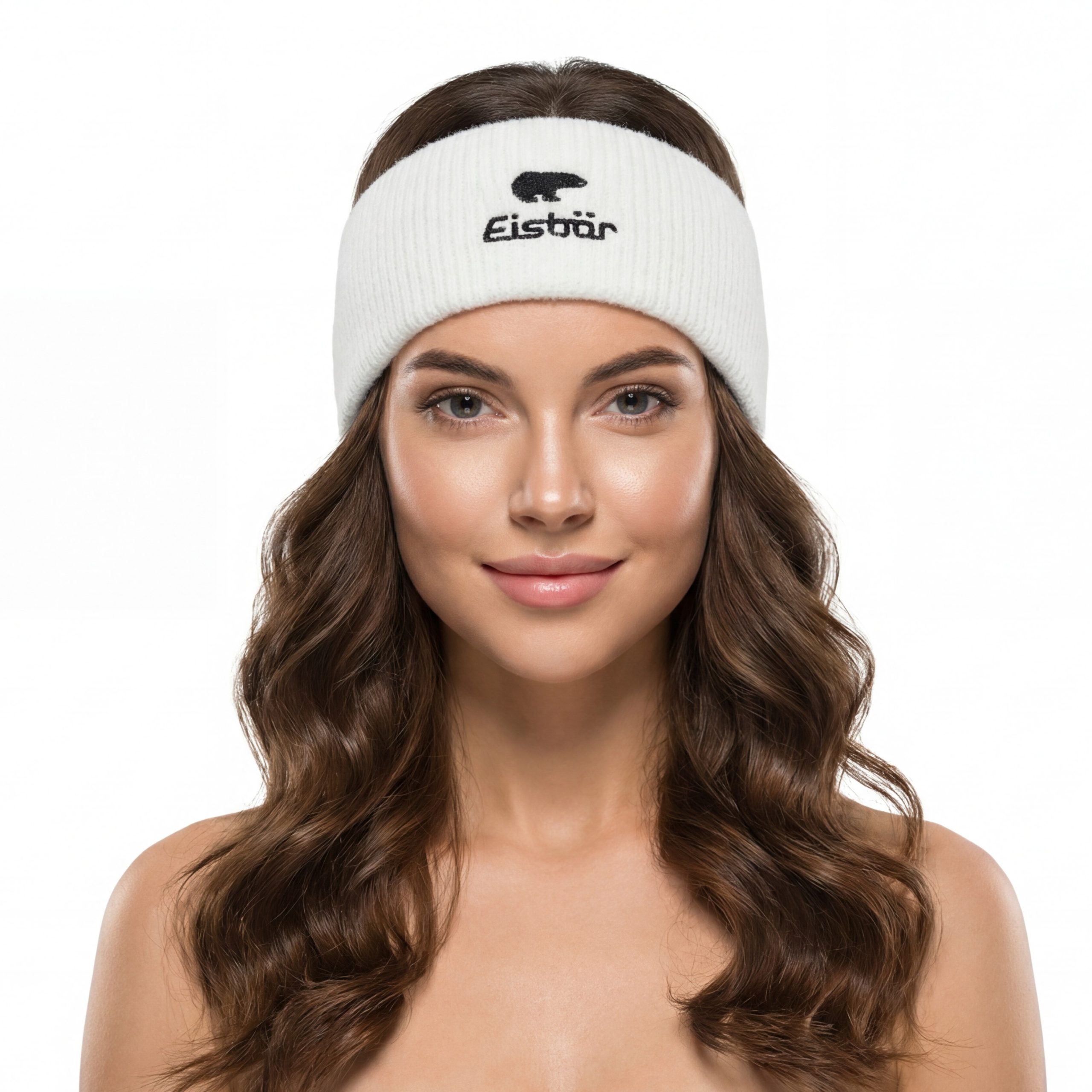 Zimní čelenka EISBÄR Mana STB White
