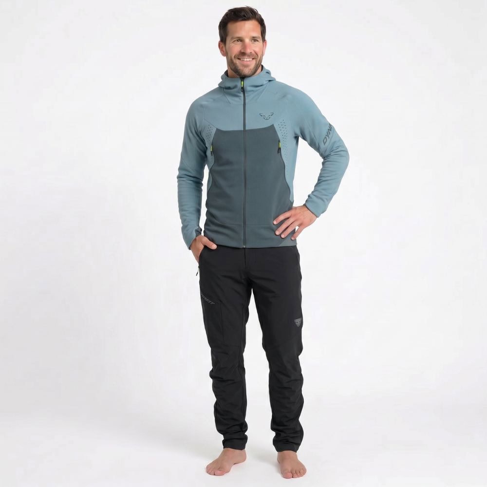 Komplet DYNAFIT Transalper Dynastretch Jacket M Smoke Blue + Transalper Dst Pants M Black Out