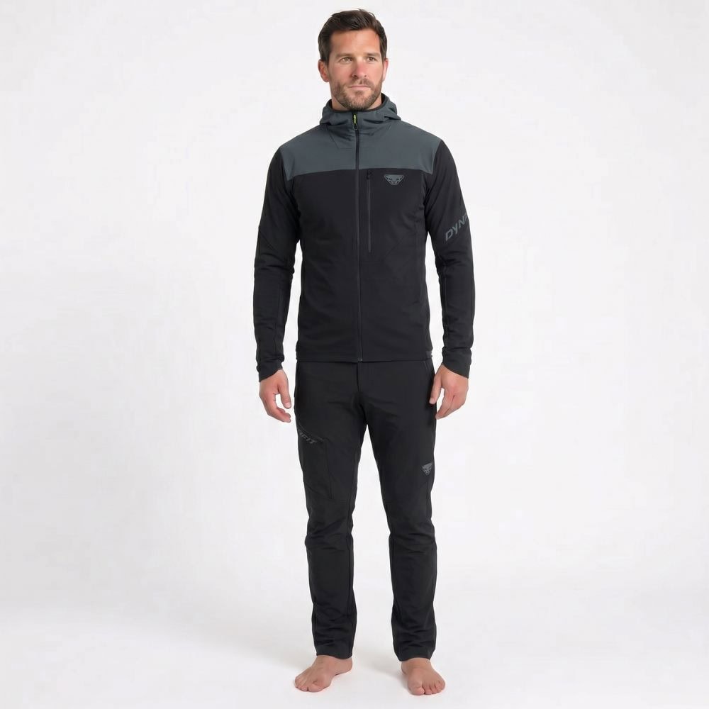 Komplet DYNAFIT Transalper Traverse Dynastretch Jacket M Cinder + Transalper Dst Pants M Black Out