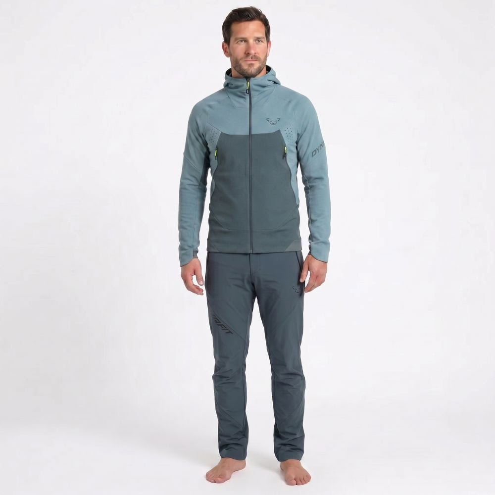 Komplet DYNAFIT Transalper Dynastretch Jacket M Smoke Blue + Transalper 2 Light DST Pants M Cinder