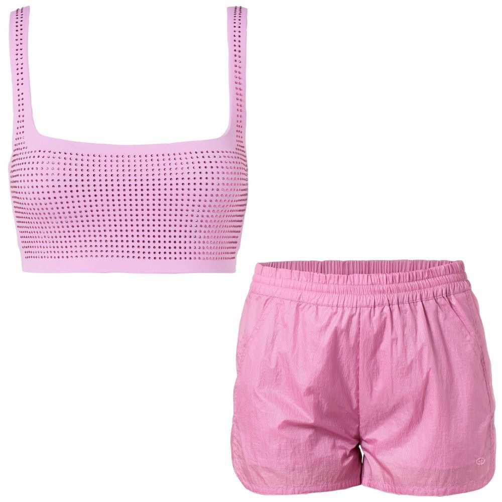 Komplet GOLDBERGH Crystal + Lulu Short Miami Pink