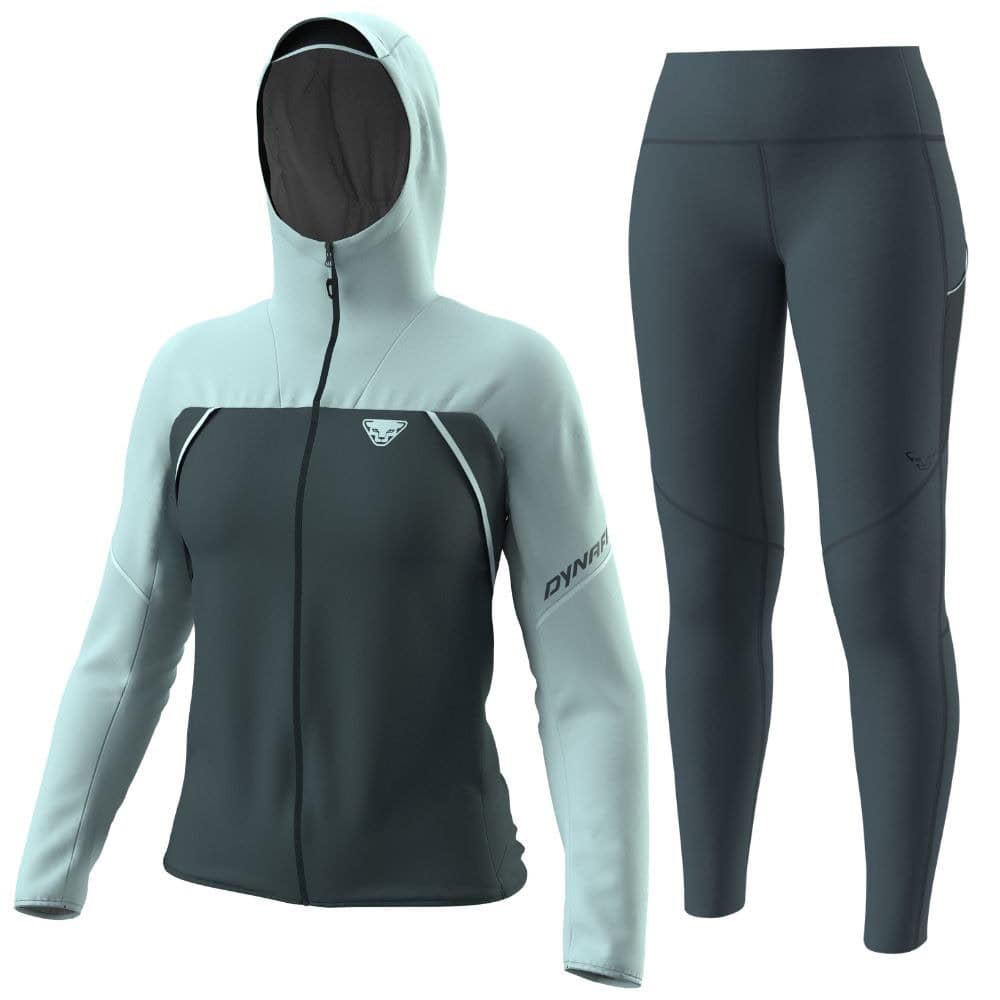 Komplet DYNAFIT Alpine 3L Jacket W Cloud Blue + Ultra Tights W Cinder