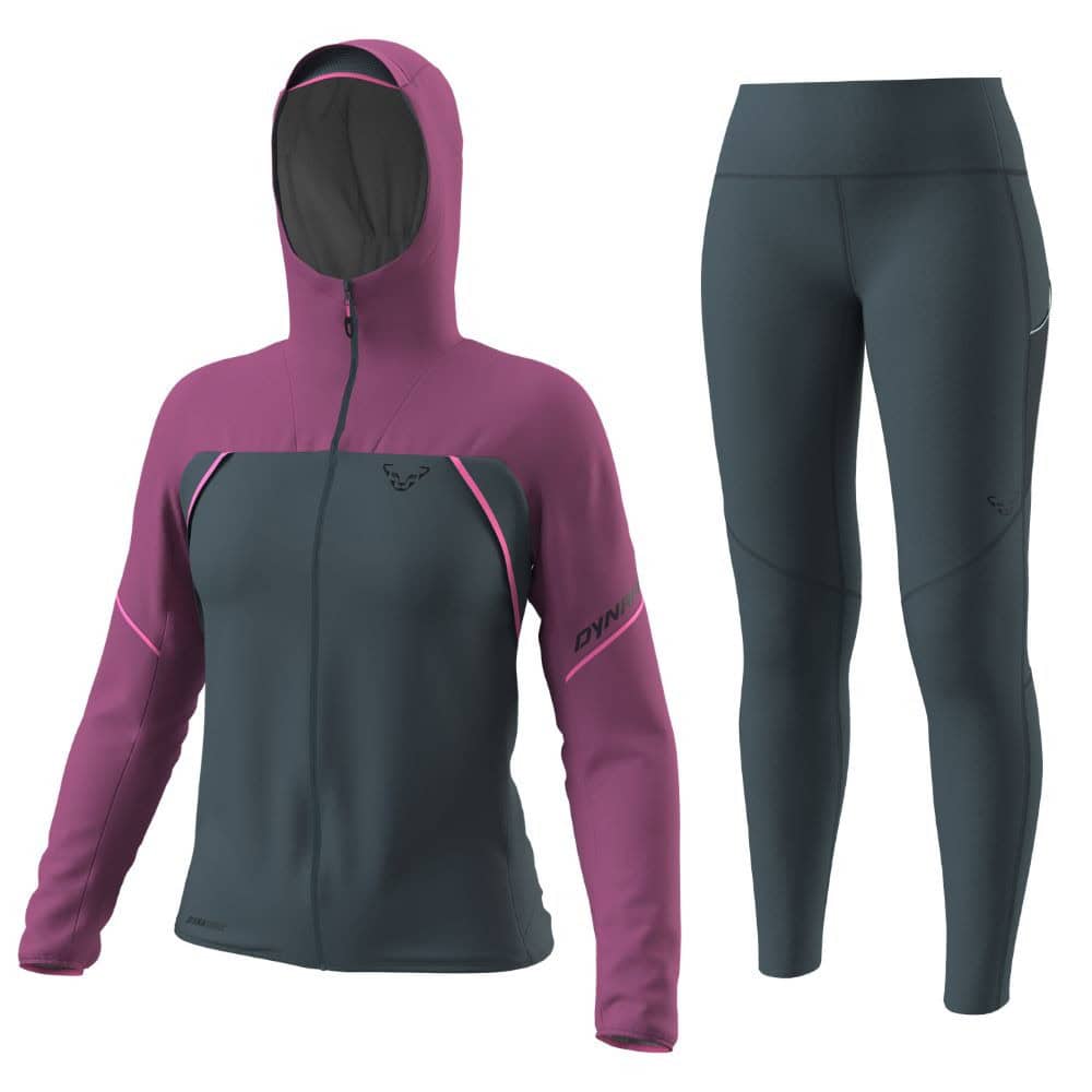 Komplet DYNAFIT Alpine 3L JKT W Magenta + Ultra Tights W Cinder