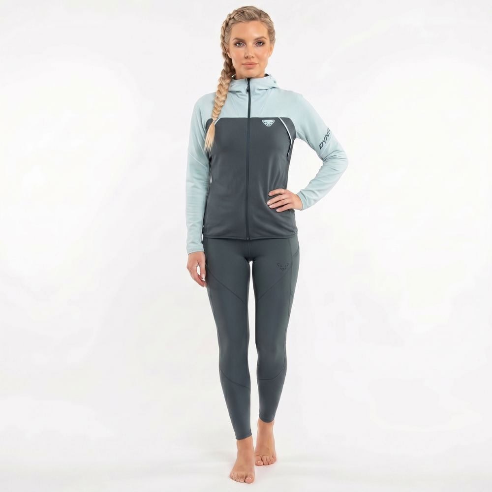 Komplet DYNAFIT Alpine 3L Jacket W Cloud Blue + Ultra Tights W Cinder