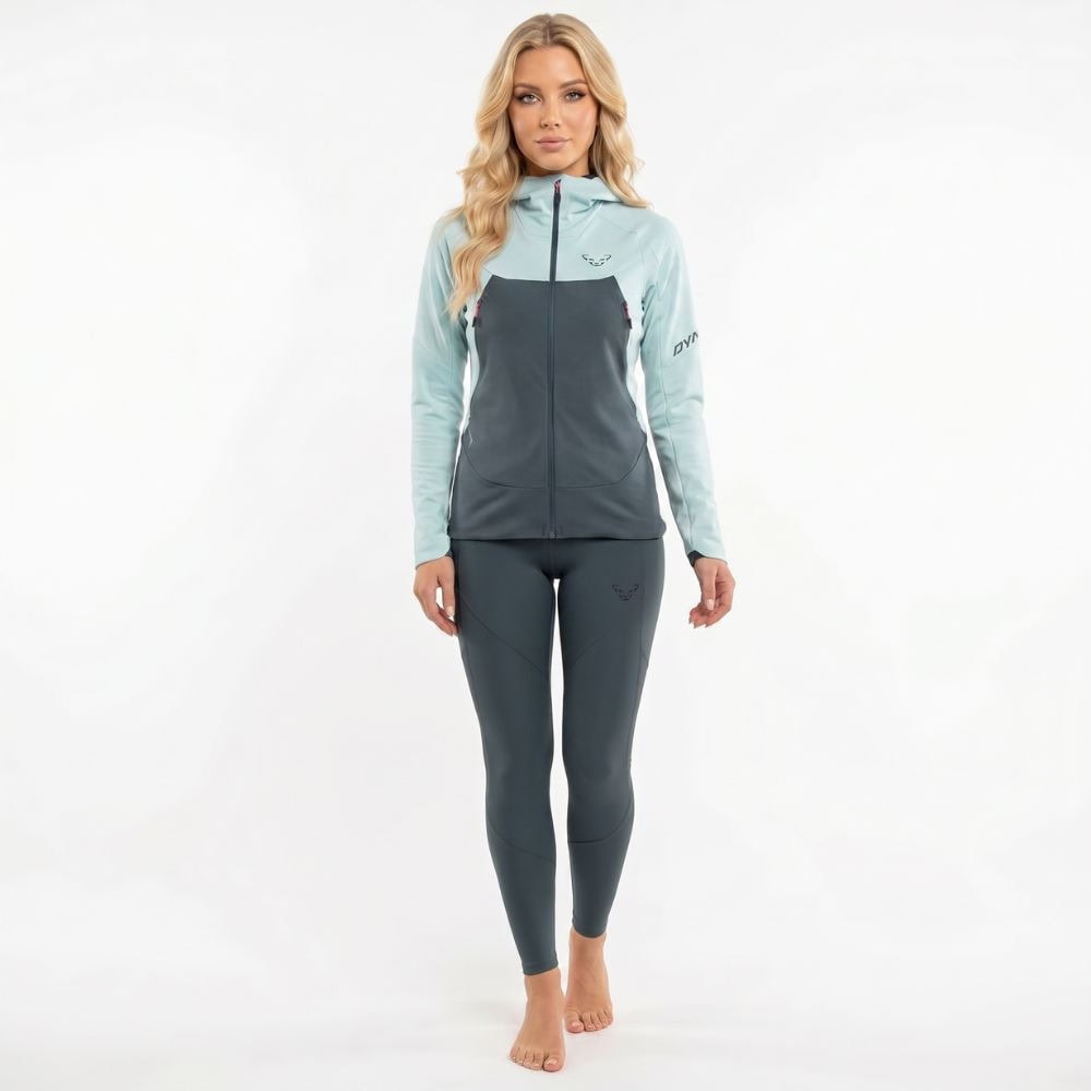 Komplet DYNAFIT Transalper Gore-Tex® Jacket W Cloud Blue + Ultra Tights W Cinder