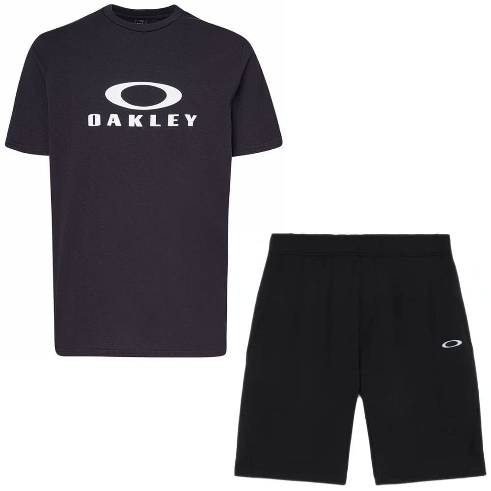 Komplet OAKLEY O Bark 2.0 Black + Force Short Black