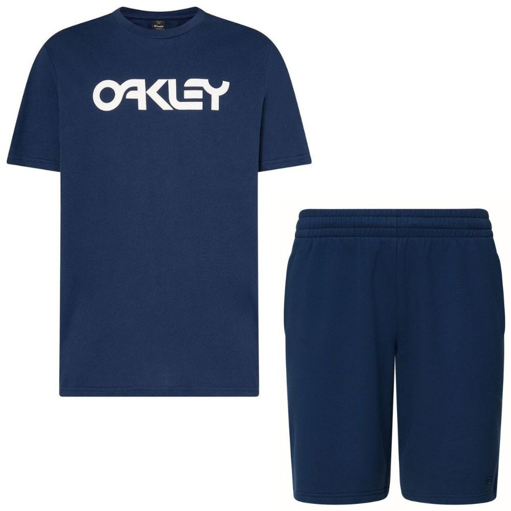 Komplet OAKLEY Mark II Tee 2.0 + Relax Short 2.0 Blue