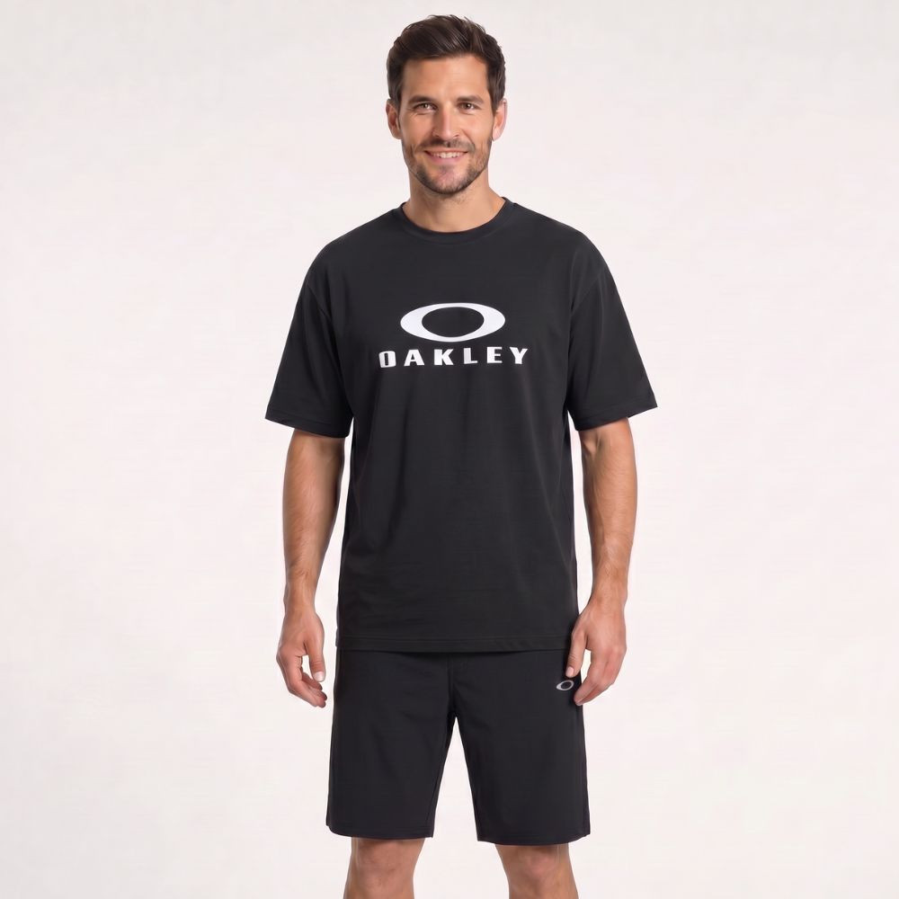 Komplet OAKLEY O Bark 2.0 Black + Force Short Black