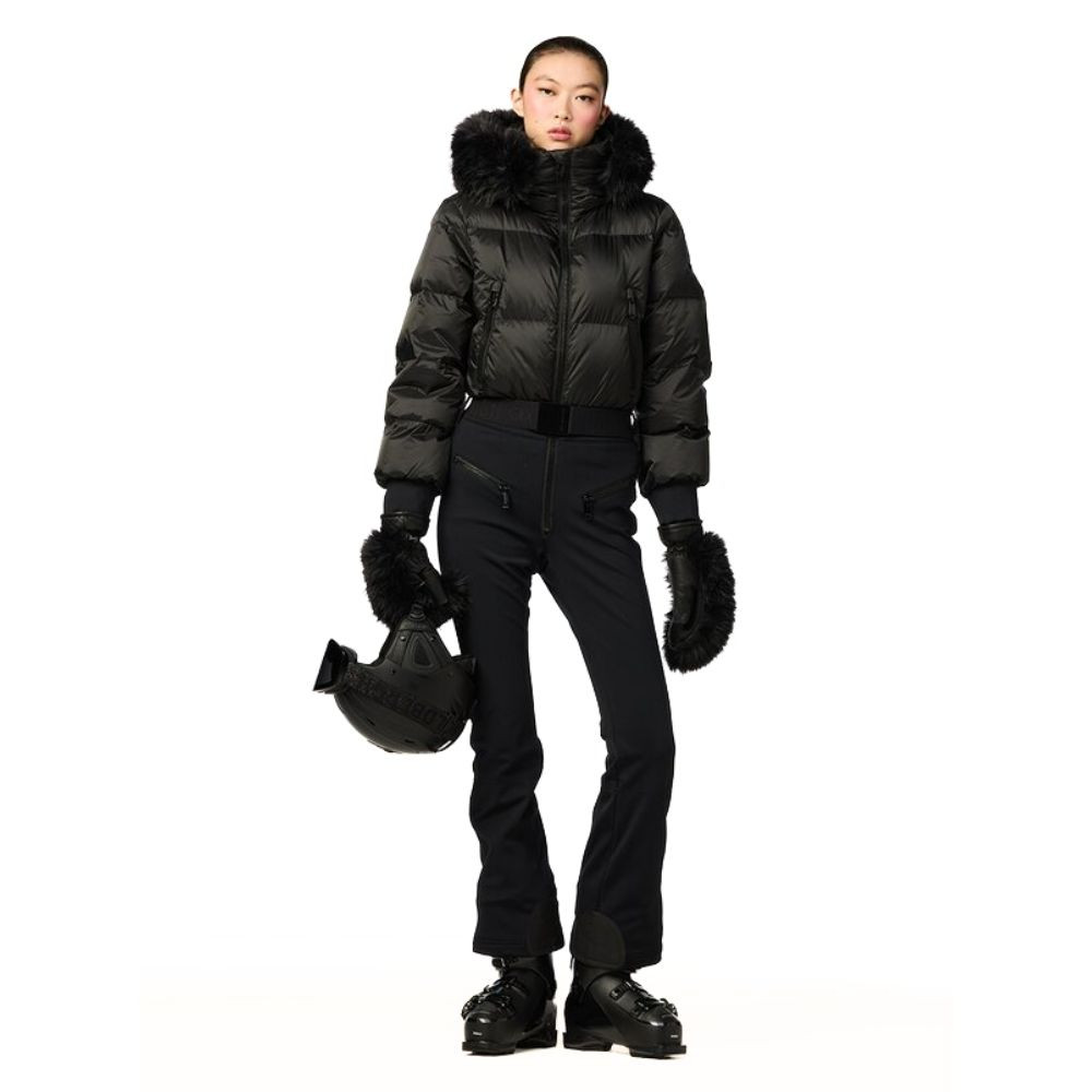 Luxusní lyžařský overal GOLDBERGH Sayaka Ski Suit Faux Border Black