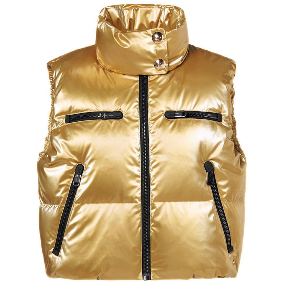 Luxusní dámská vestička GOLDBERGH Éclat Bodywarmer Rich Gold
