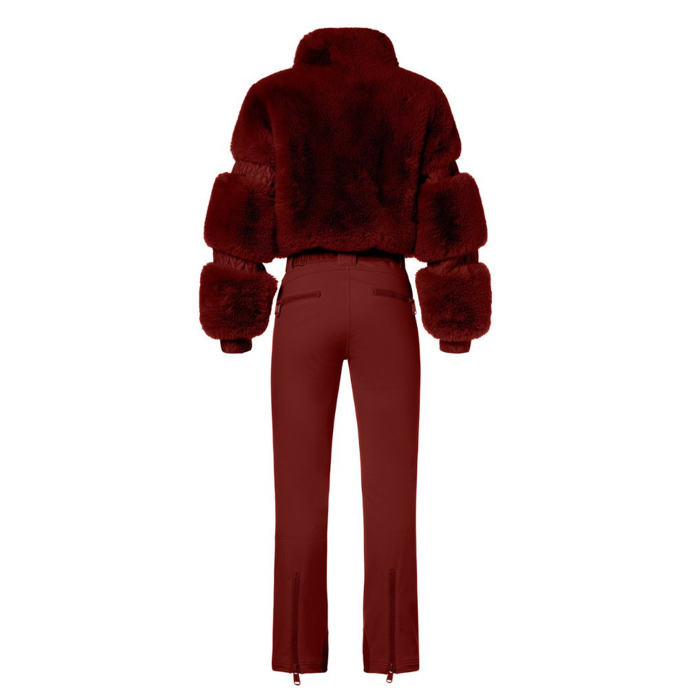 Luxusní lyžařský overal GOLDBERGH Lieke Ski Suit Vino Rosso