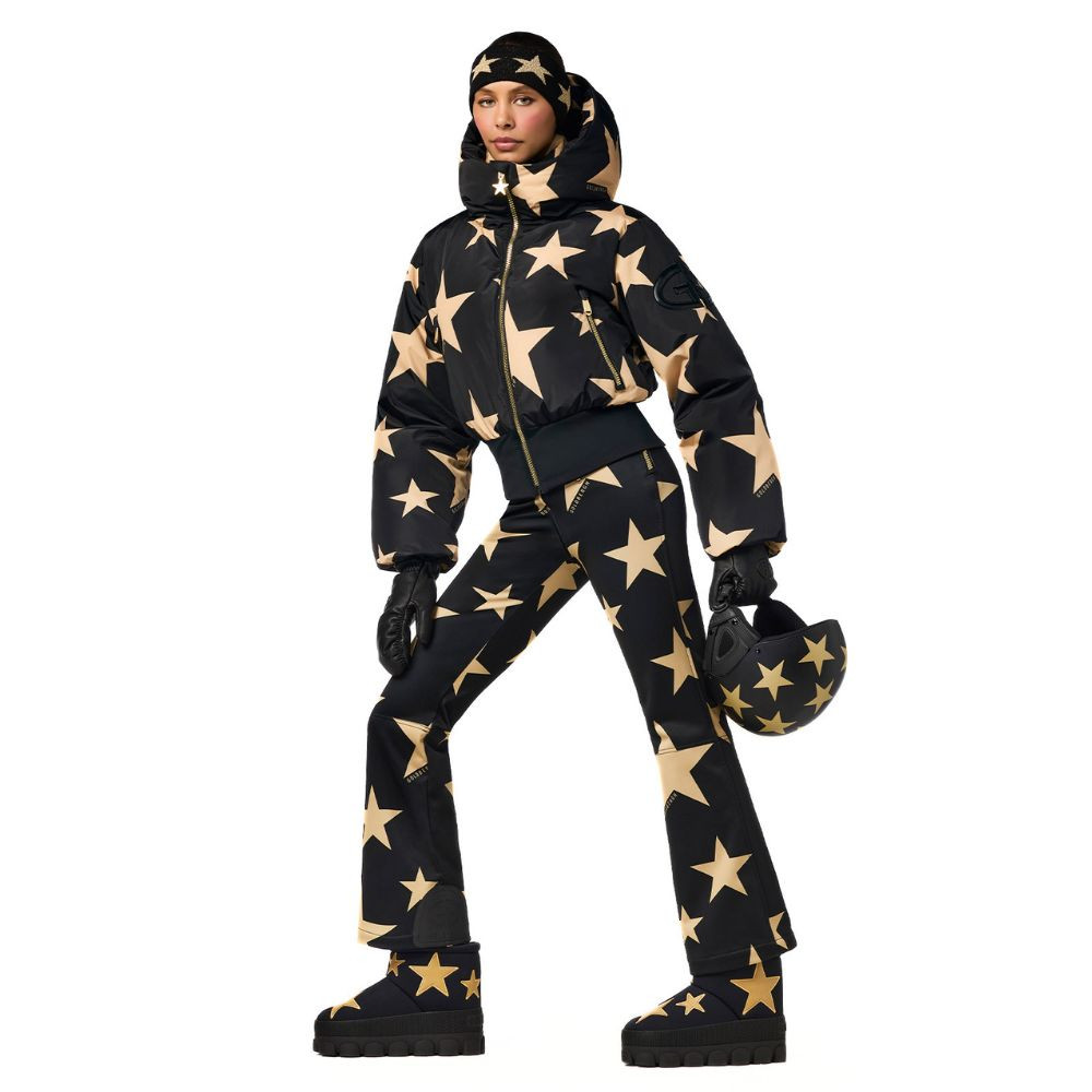 Luxusní lyžařský komplet GOLDBERGH Shinnen Ski Jacket & Sakuya Ski Pants Black/Gold