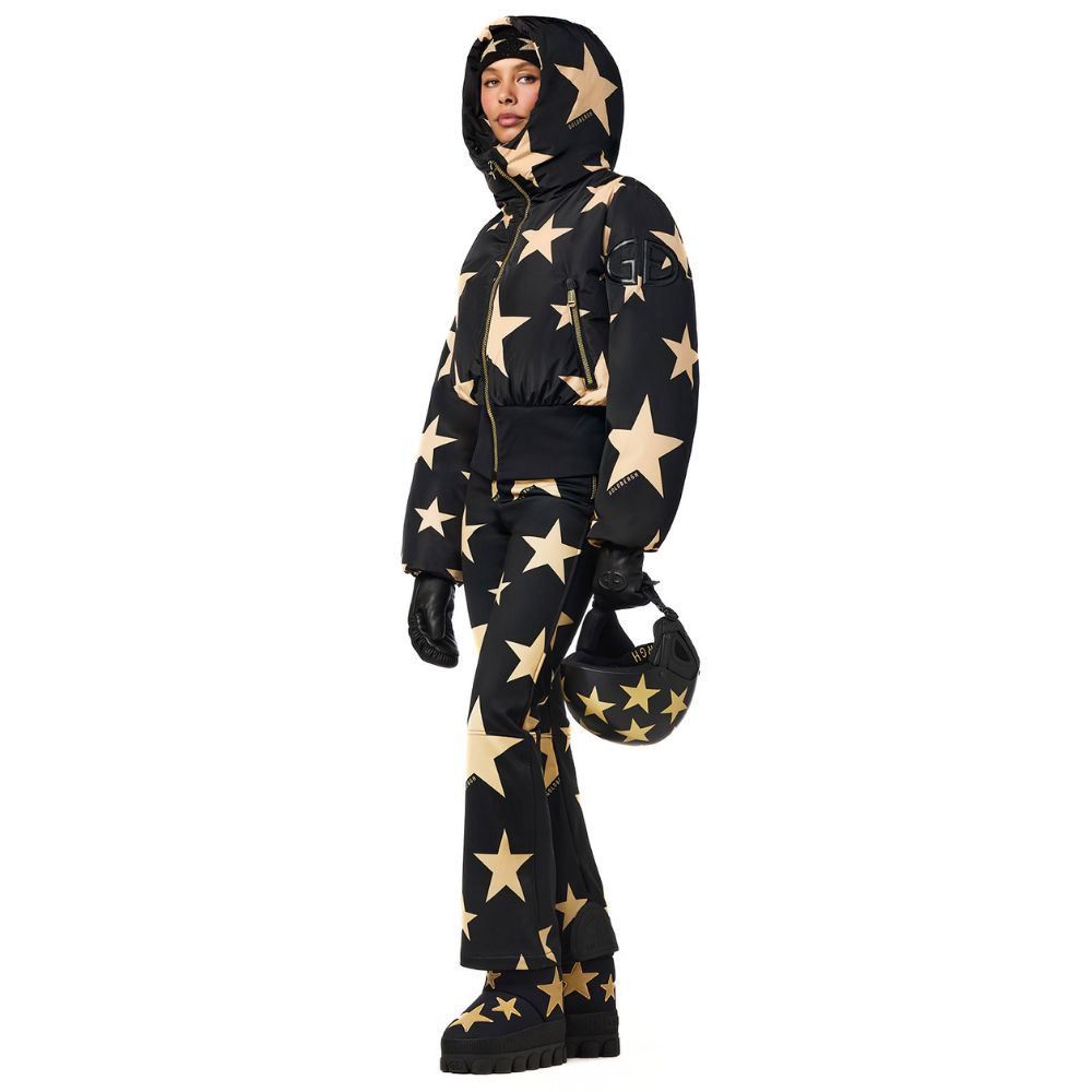 Luxusní lyžařský komplet GOLDBERGH Shinnen Ski Jacket & Sakuya Ski Pants Black/Gold