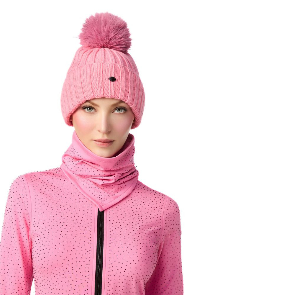 Luxusní zimní čepice GOLDBERGH Valerie Pink Cosmos