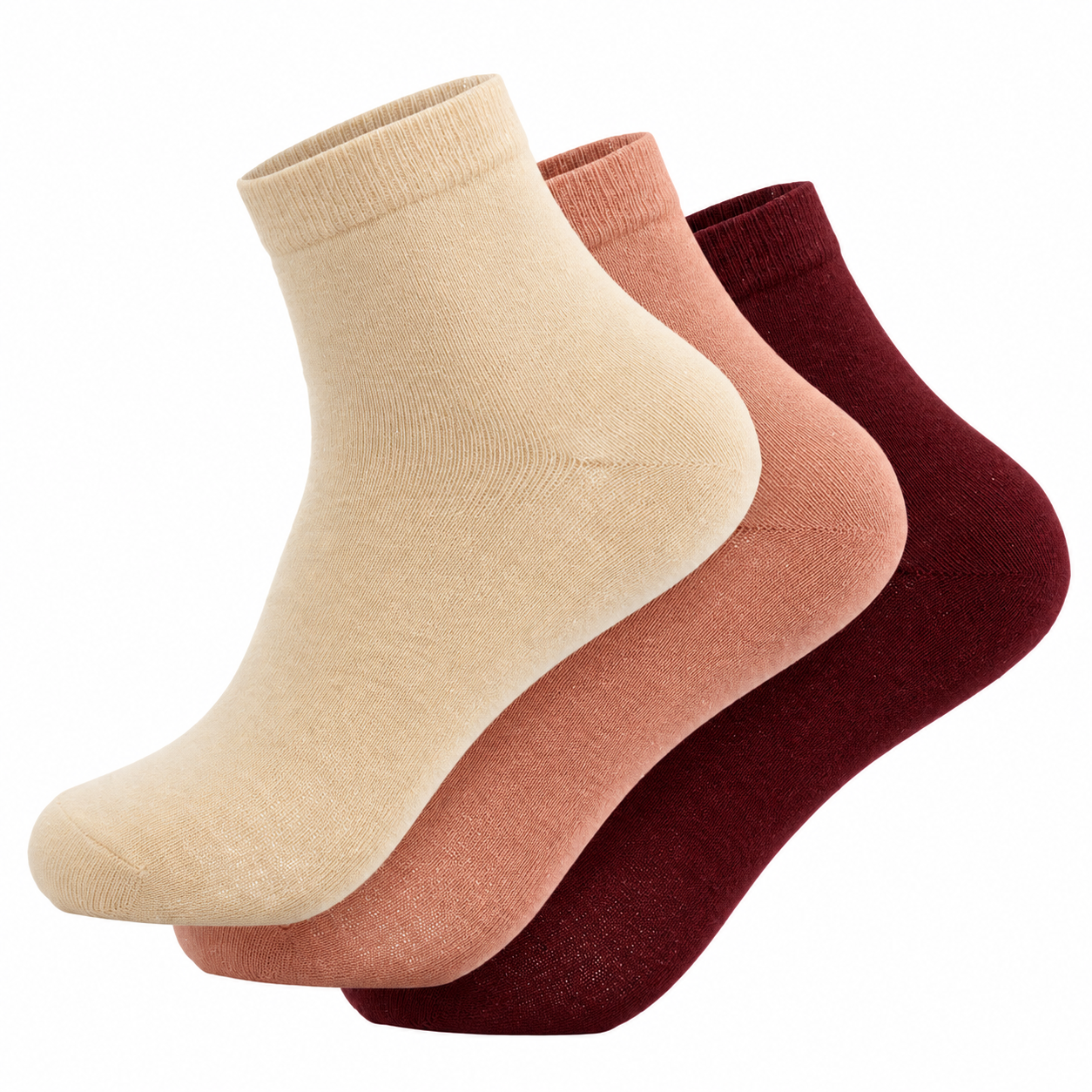 Ponožky LUHTA Nojamaa 3 Pack Socks Red/Pink/Cream