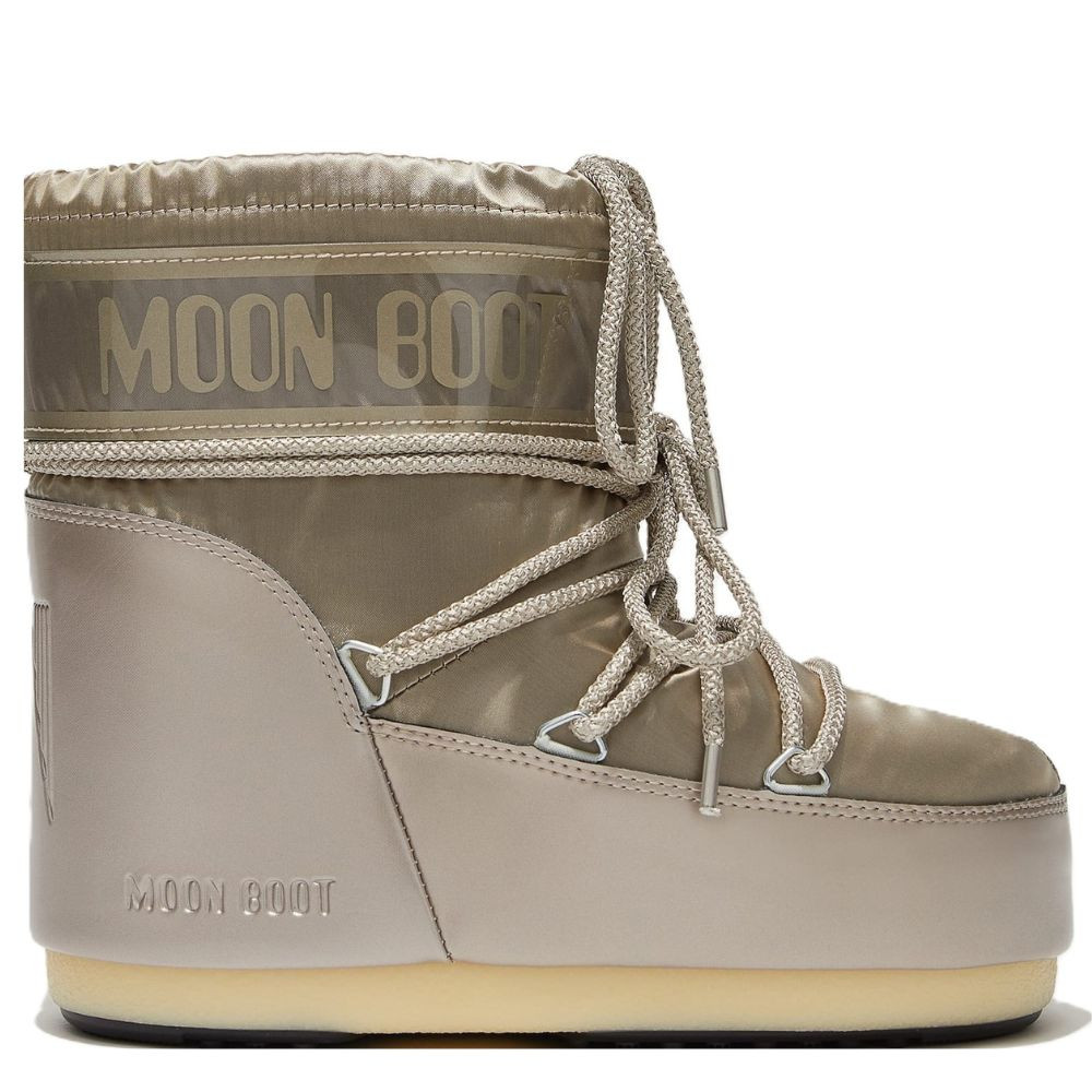 Sněhule MOON BOOT Icon Low Glance Platinum