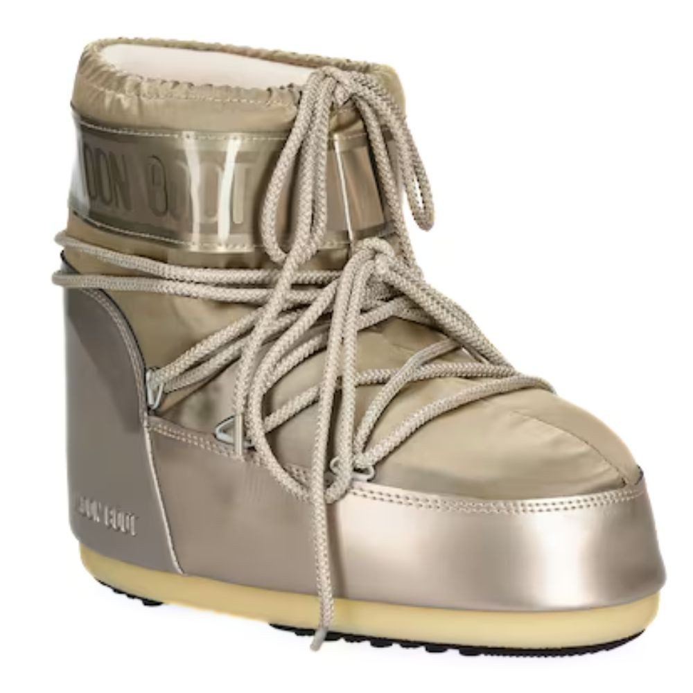 Sněhule MOON BOOT Icon Low Glance Platinum